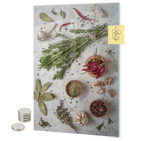 Magnetická nástěnka Aromatické byliny