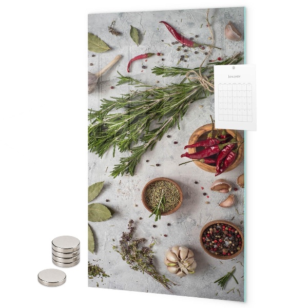 Magnetická nástěnka Aromatické byliny