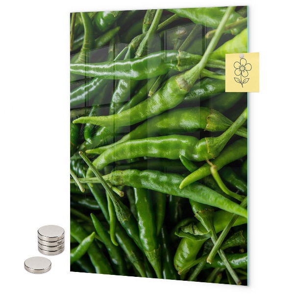 Tabule na magnety Zelená paprika