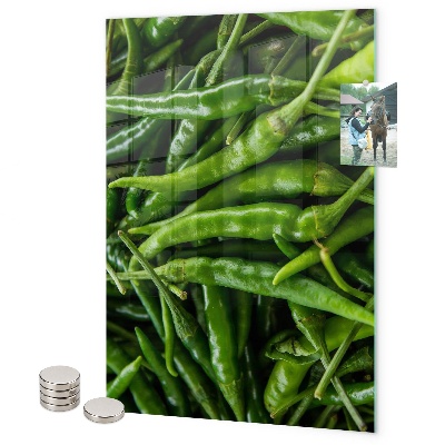 Tabule na magnety Zelená paprika