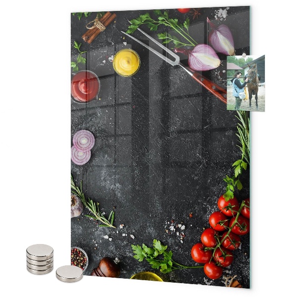 Tabule na magnety Tabulka příchutí