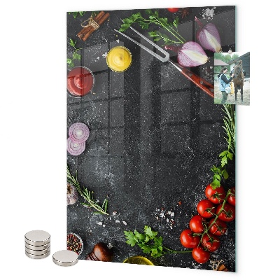 Tabule na magnety Tabulka příchutí