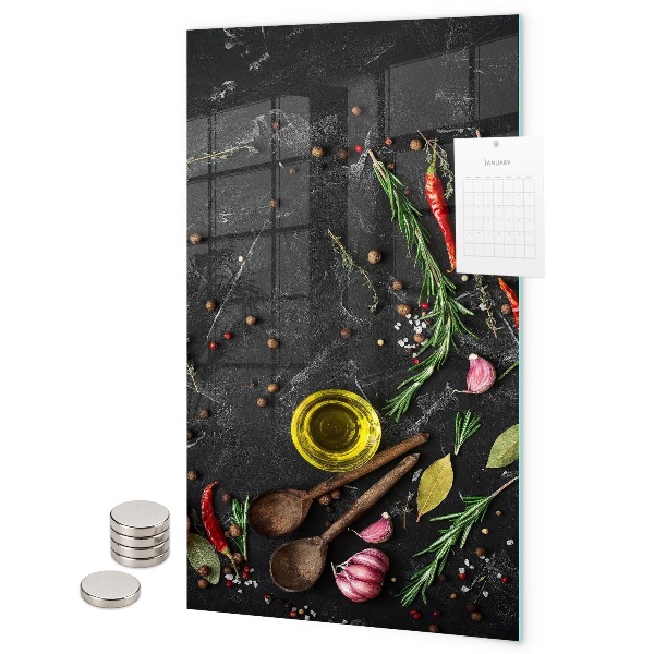 Tabule na magnety Složení koření
