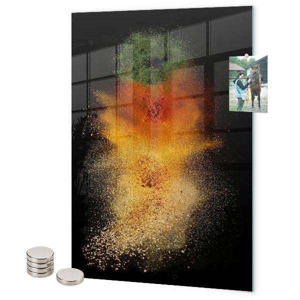Magnetická nástěnka Rozlité koření