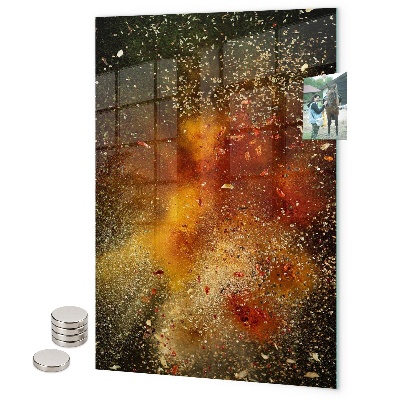 Magnetická nástěnka Rozlité koření