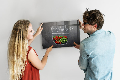 Magnetická tabule nápis Dobrou chuť
