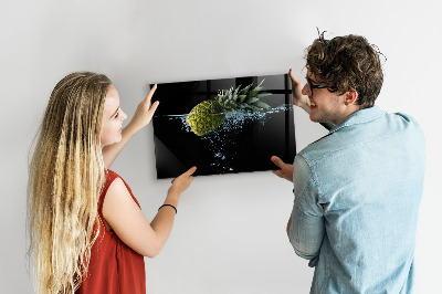Magnetická tabule na zeď ananas