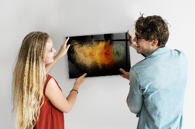 Magnetická tabule na zeď motiv rozlité koření