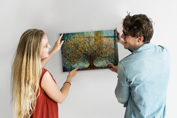 Magnetická tabule na zeď mozaikový strom