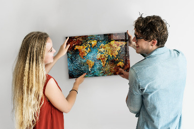 Magnetická tabule na zeď svět chaosu