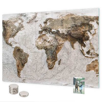 Mapa starého světa magnetická tabule