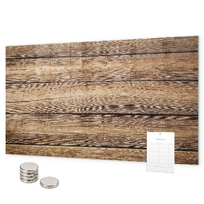 Magnetická tabule na zeď dřevěné provedení
