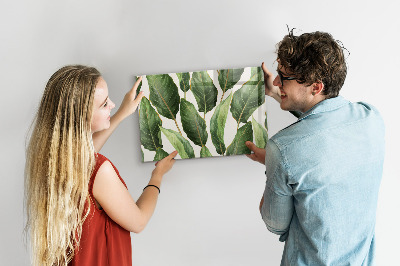 Magnetická tabule na zeď motiv palmové listy