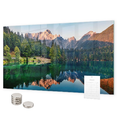 Magnetická tabule na zeď motiv jezerní krajiny