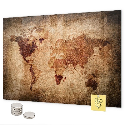 Magnetická tabule mapa starého světa