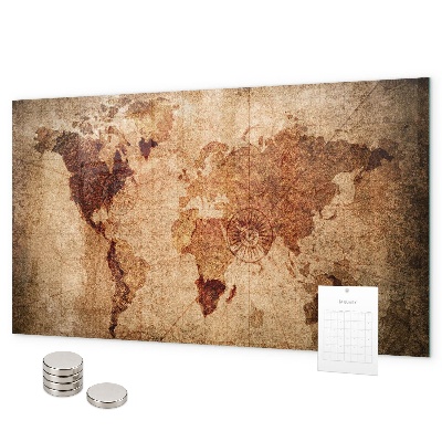 Magnetická tabule mapa starého světa