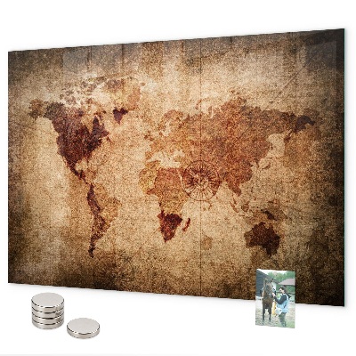 Magnetická tabule mapa starého světa
