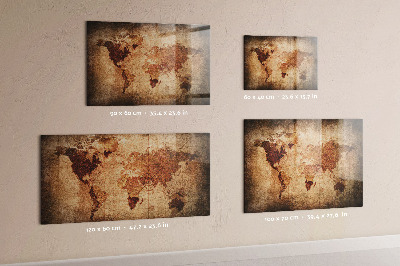 Magnetická tabule mapa starého světa
