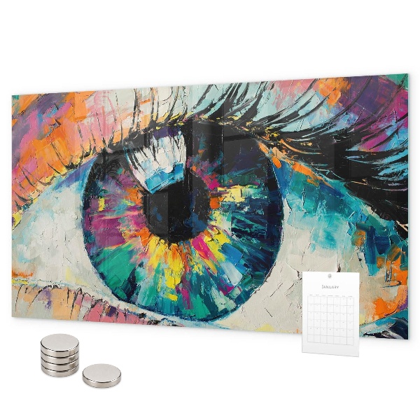 Magnetická tabule na zeď zornice lidského oka