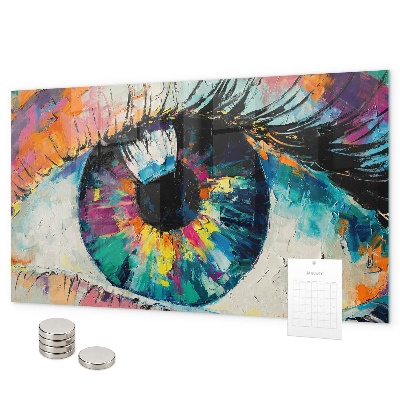 Magnetická tabule na zeď zornice lidského oka