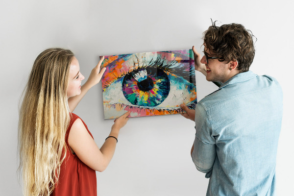 Magnetická tabule na zeď zornice lidského oka