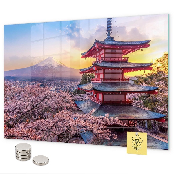 Magnetická tabule s japonskou konstrukcí