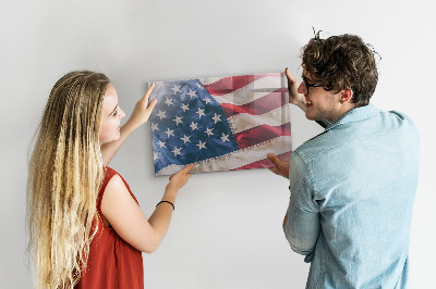 Magnetická tabule na zeď s motivem americké vlajky