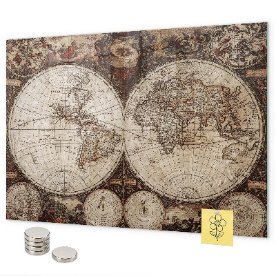 Mapa starého světa magnetická tabule