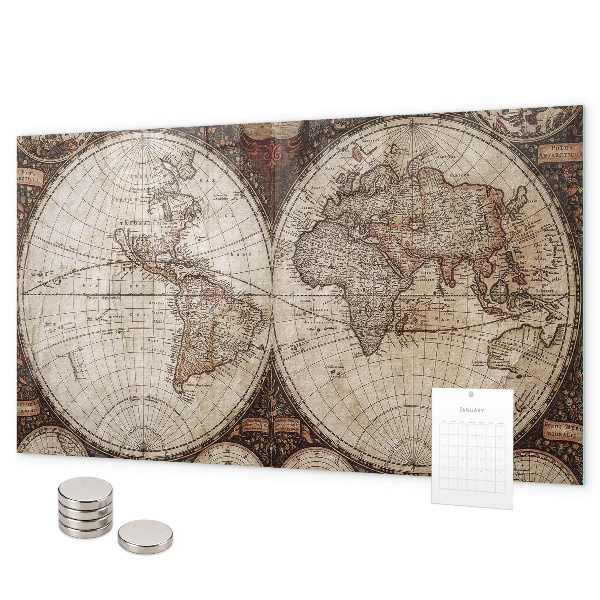 Mapa starého světa magnetická tabule
