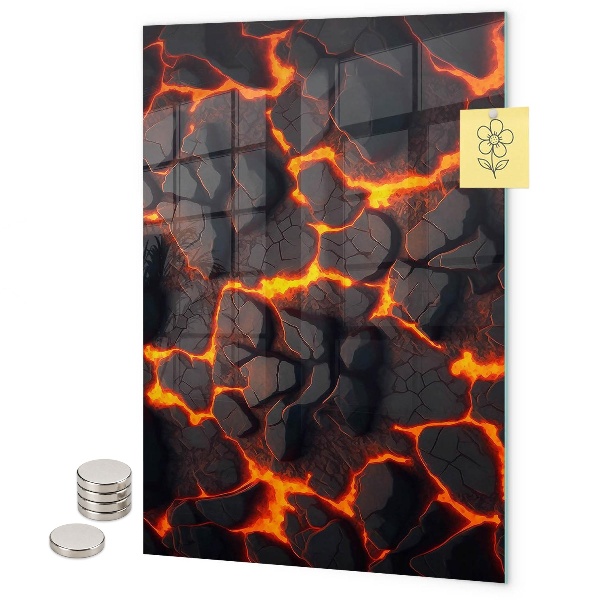 Tabule na magnety Sopečná láva