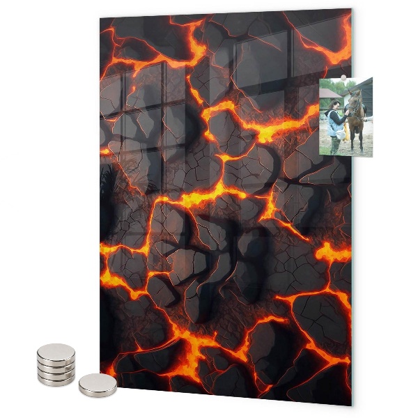 Tabule na magnety Sopečná láva