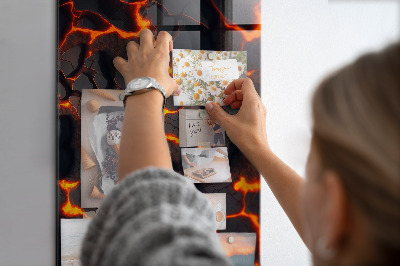 Tabule na magnety Sopečná láva