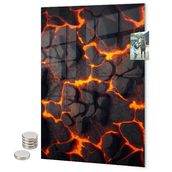 Magnetická nástěnka Jasné, abstraktní skvrny