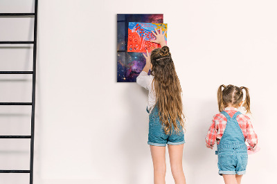 Magnetická nástěnka Vesmírná galaxie
