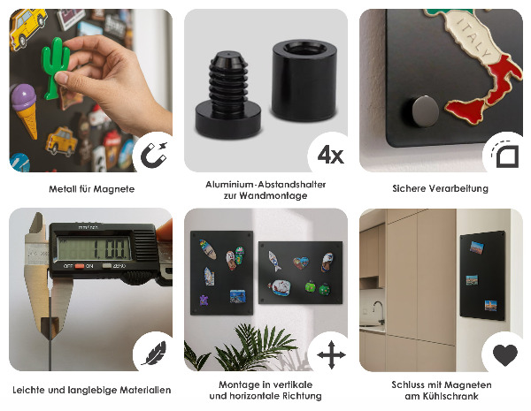 Magnetická tabule na magnety z dovolené