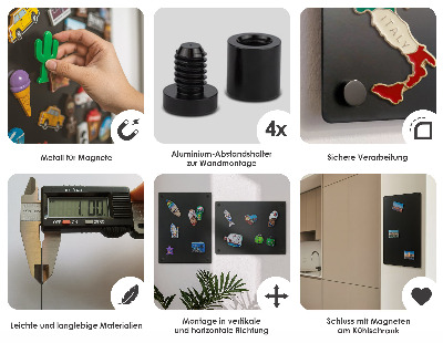 Magnetická tabule na magnety z dovolené