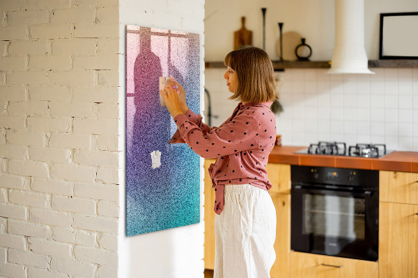 Magnetická psací tabule Barevná tabule na poznámky a fotografie