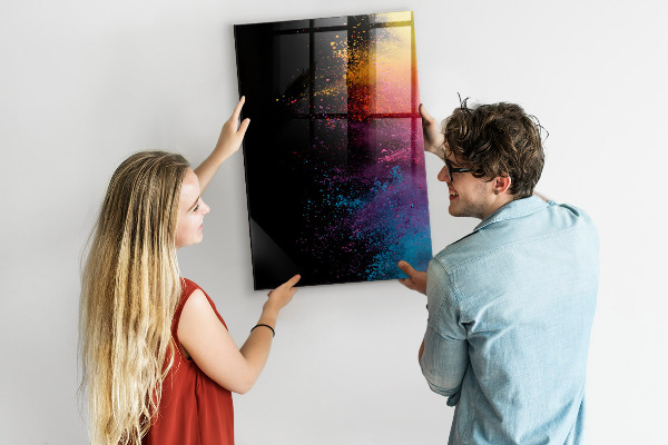Popisovatelná magnetická tabule Barevná tabule pro prezentaci fotografií