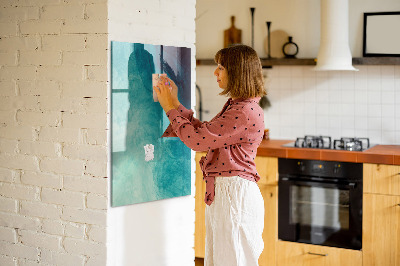 Magnetická psací tabule Barevná tabule na fotky a poznámky