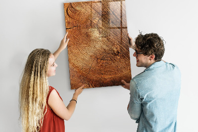 Magnetická psací tabule Dřevěná nástěnka s motivem