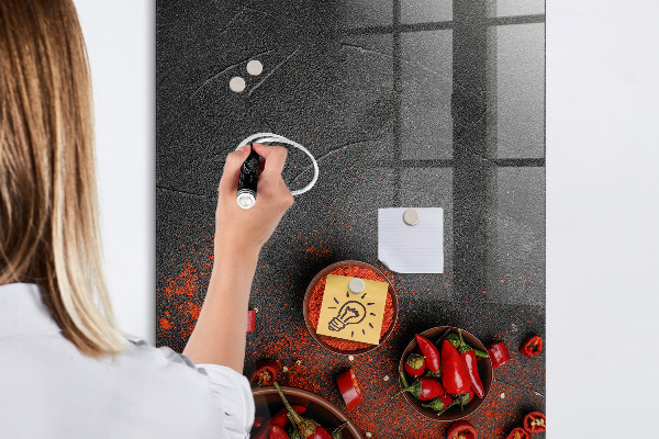 Popisovatelná magnetická tabule Připomenutí z Pepper Kitchen