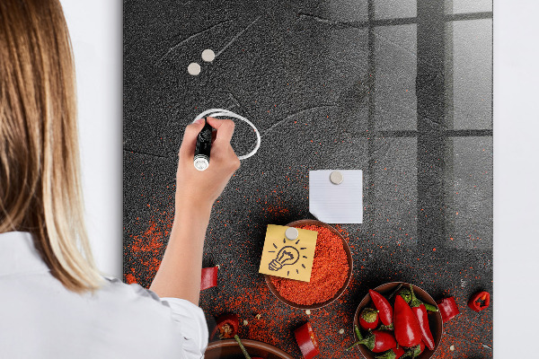 Popisovatelná magnetická tabule Připomenutí z Pepper Kitchen