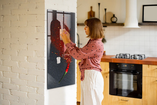 Magnetická psací tabule Kreativní místo pro vzpomínky a fotografie