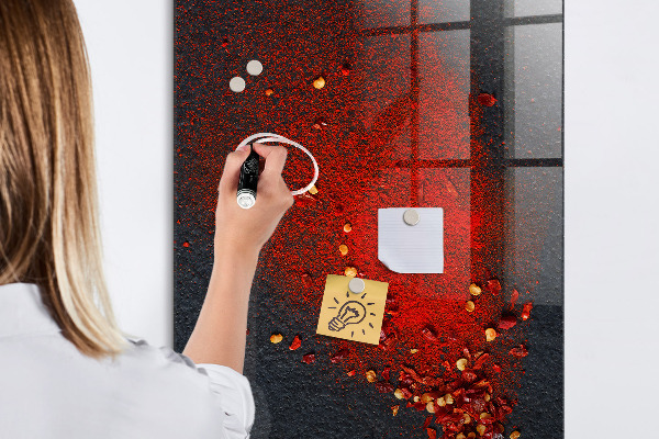Magnetická psací tabule Kreativní místo pro vzpomínky a fotografie