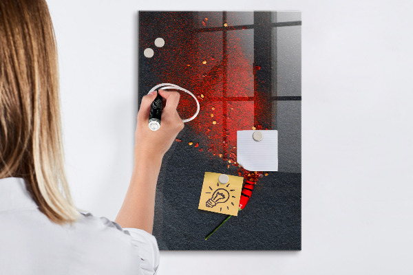 Magnetická psací tabule Kreativní místo pro vzpomínky a fotografie