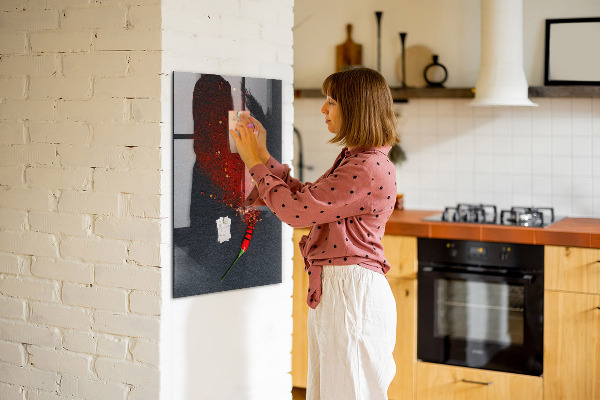 Magnetická psací tabule Kreativní místo pro vzpomínky a fotografie