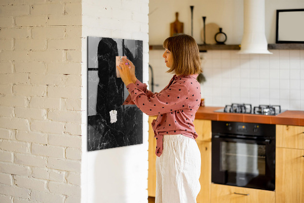 Popisovatelná magnetická tabule Stylová deska na poznámky a fotografie