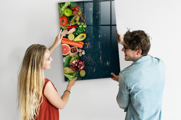 Magnetická psací tabule Zdravé ingredience a vzpomínky v kuchyni