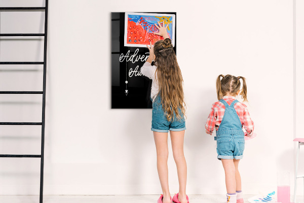 Popisovatelná magnetická tabule Kreativní tabule na fotky a poznámky
