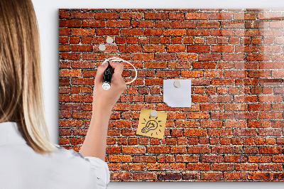 Popisovatelná magnetická tabule Magnetická tabule na fotky a poznámky
